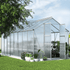 Aluminium Greenhouse Polycarbonate Green House Garden Shed Nursery House 4.7x2.5M
